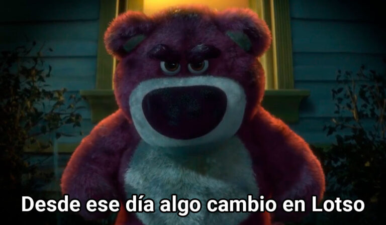 Desde ese día algo cambio en Lotso Toy Story Plantilla