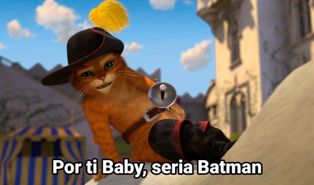 Por ti baby seria Batman - Shrek - Plantilla Meme