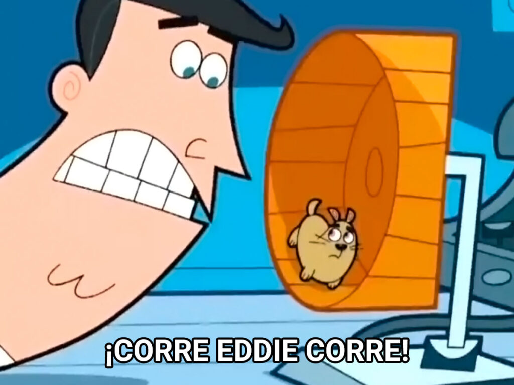 Corre Eddie Corre Los Padrinos Mágicos Plantilla 6419